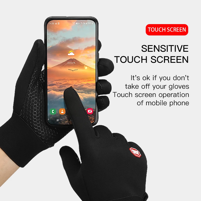 Thermal Gloves Winter With Wrist Support Touch Screen - SJB-DIAMOND ELITES