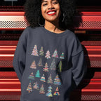 Christmas Tree Sweatshirt – Festive Loose Fit Top | S-XL - SJB-DIAMOND ELITES