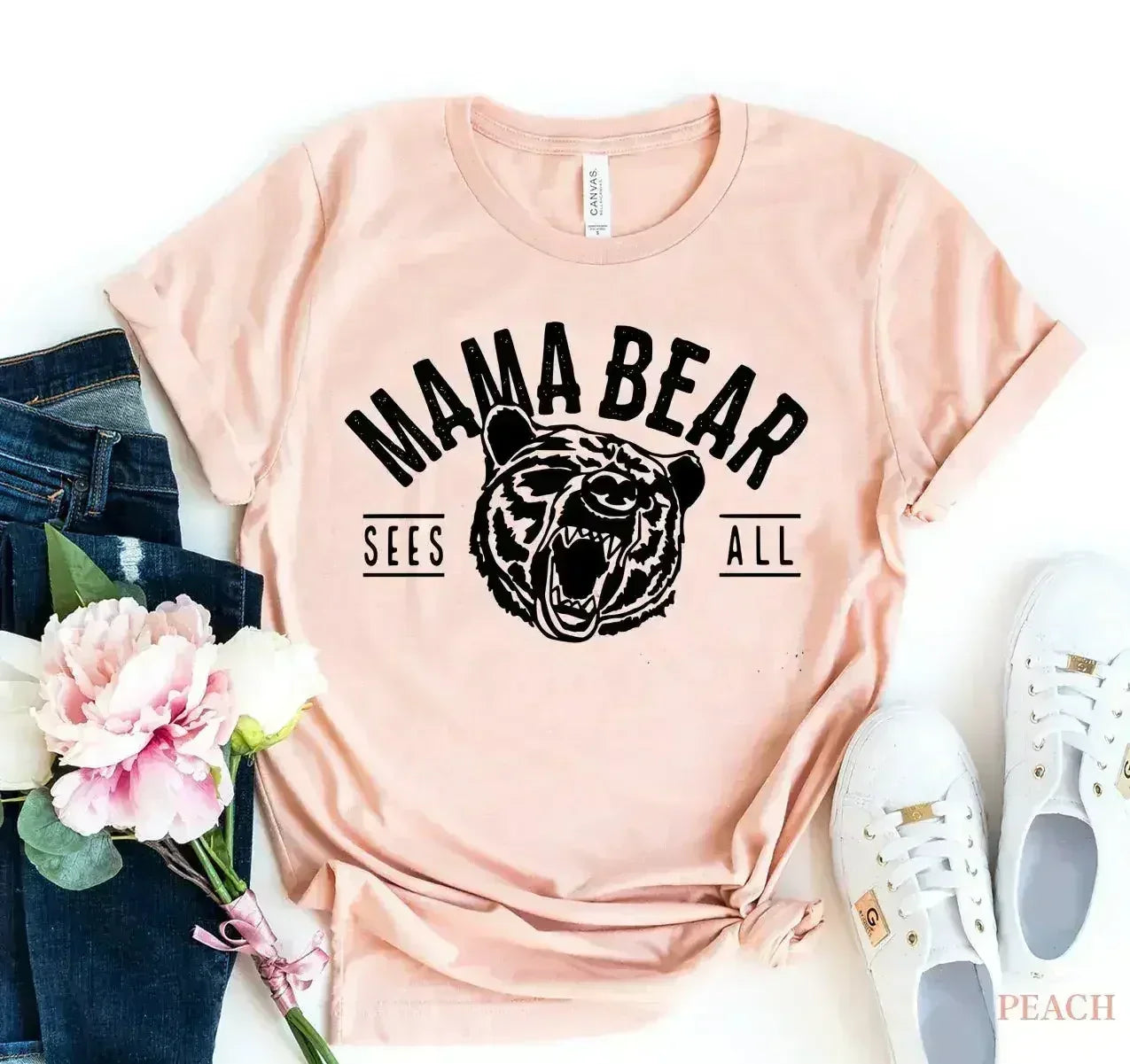 Mama Bear T-shirt - SJB-DIAMOND ELITES