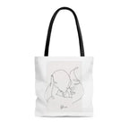 Mom and I Tote Bag - Double-Sided Print Medium Shopper