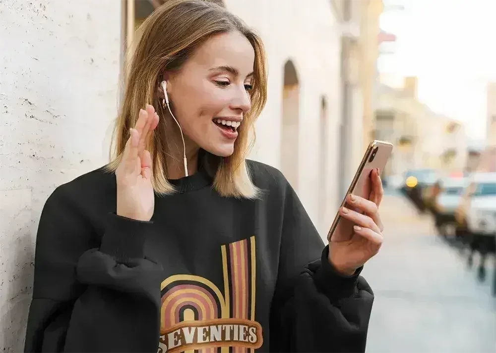 70's Retro Sweatshirt - Vintage Loose Fit Crewneck | Femstylo - SJB-DIAMOND ELITES
