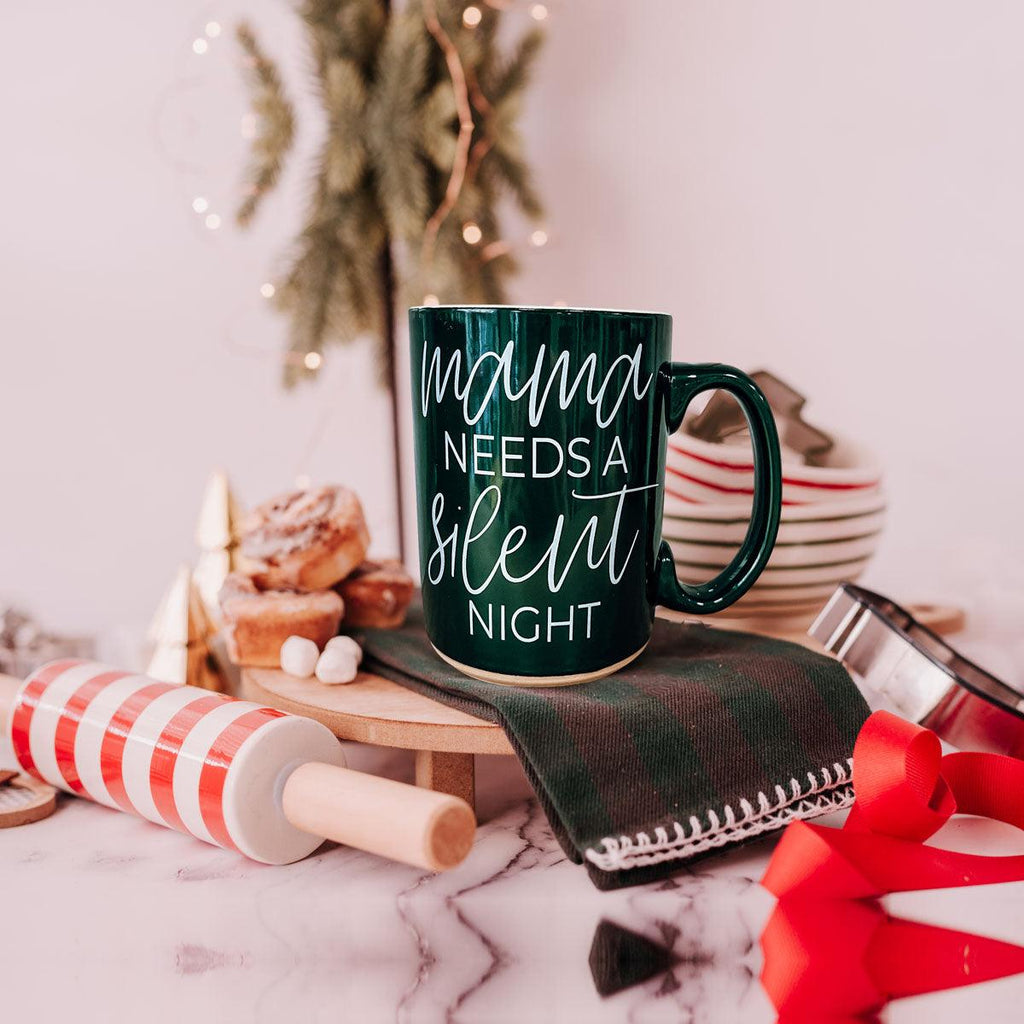 Christmas Coffee Mug Double Sided Ceramic Funny Holiday Snark Mug 15oz BandsCo Straps