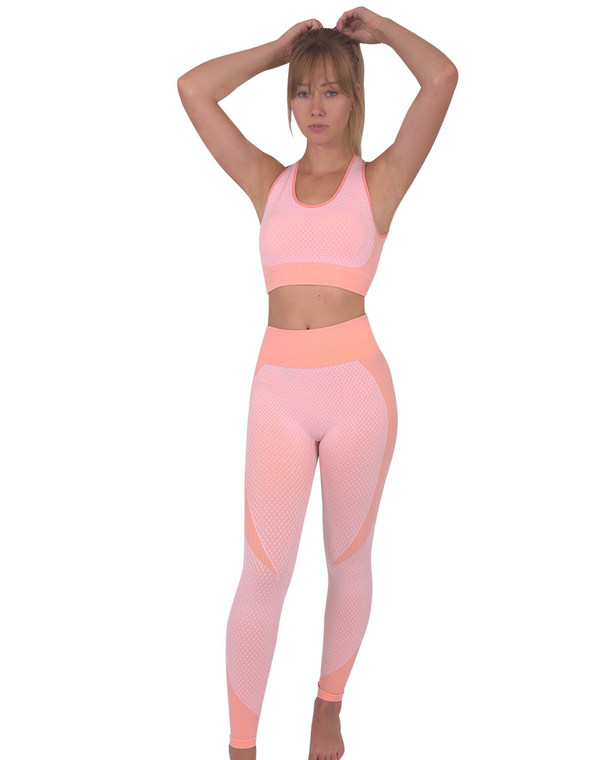 Trois Seamless Sports Bra - Pink - SJB-DIAMOND ELITES
