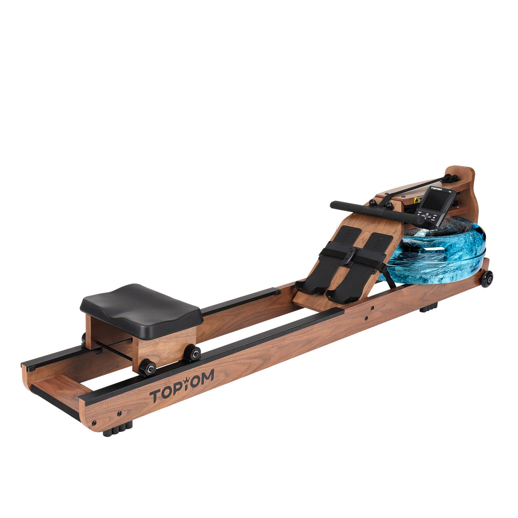 Topiom Rowing Machine for Home Use | Solid Wood | TM3 Monitor - SJB-DIAMOND ELITES