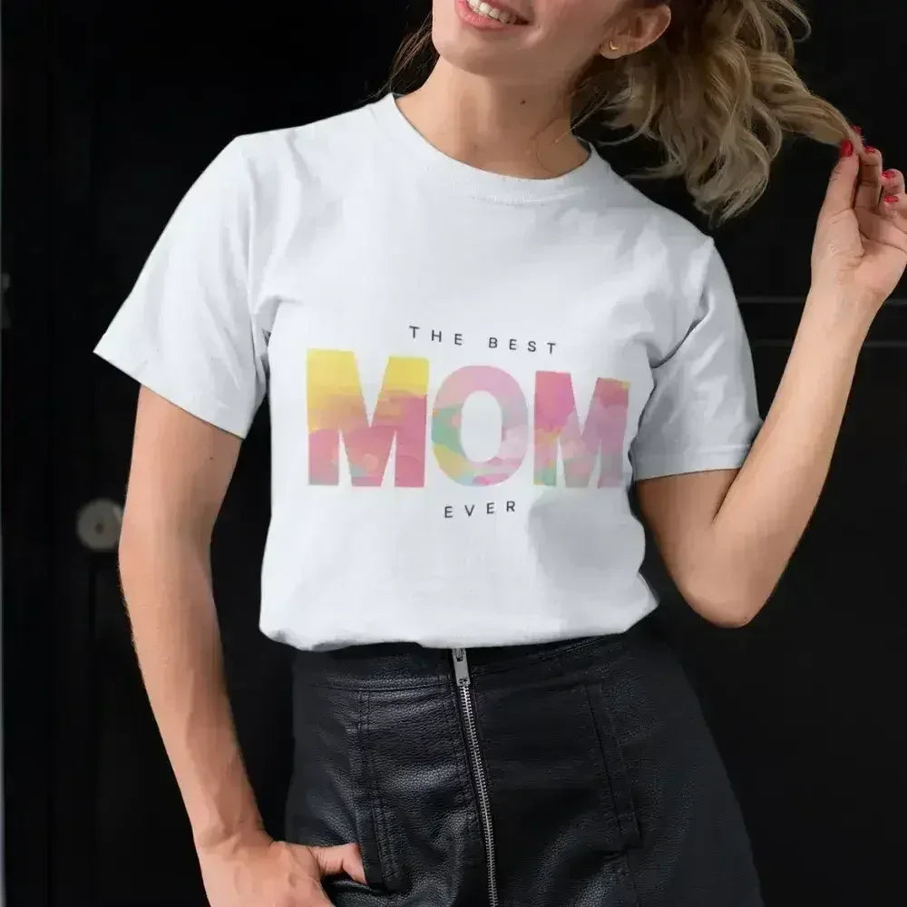 Womens The Best Mom Ever T-Shirt - SJB-DIAMOND ELITES