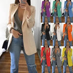 Autumn Women Casual Slim Blazers Suit Jacket Fashion Lady Office Suit