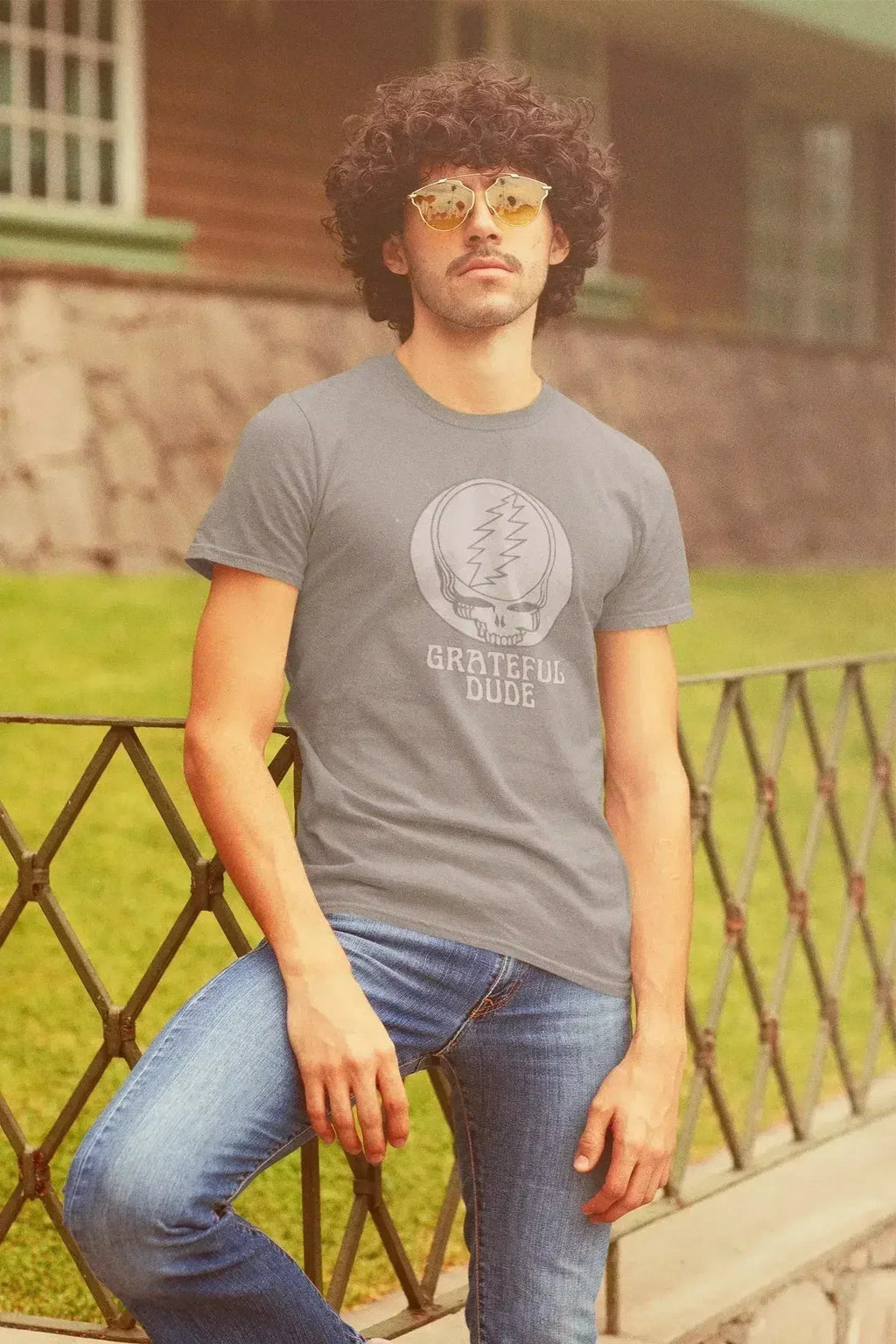 Grateful Dude Unisex Organic Cotton Tee Shirt - SJB-DIAMOND ELITES