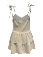 Tie-Strap Tiered Sleeveless Top - SJB-DIAMOND ELITES
