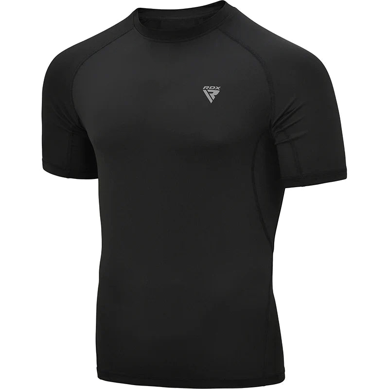 RDX T15 Short Sleeve Black Rash Guard - SJB-DIAMOND ELITES