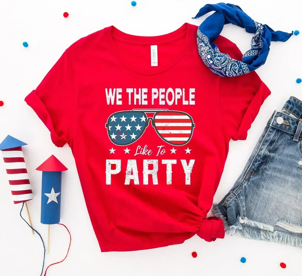 We the people like to party T-shirt - SJB-DIAMOND ELITES