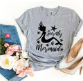 Secretly a Mermaid T-shirt - SJB-DIAMOND ELITES