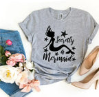 Secretly a Mermaid T-shirt - SJB-DIAMOND ELITES
