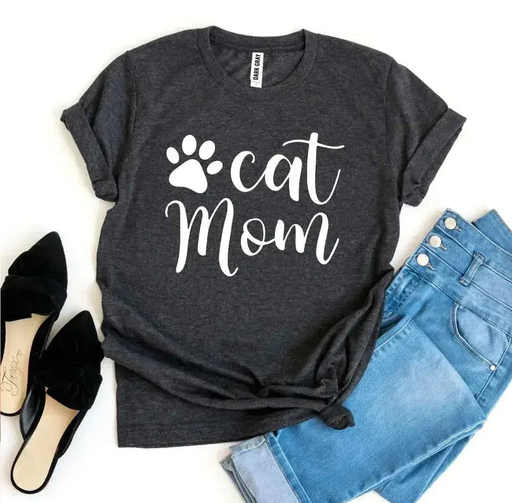 Cat Mom T-shirt - SJB-DIAMOND ELITES