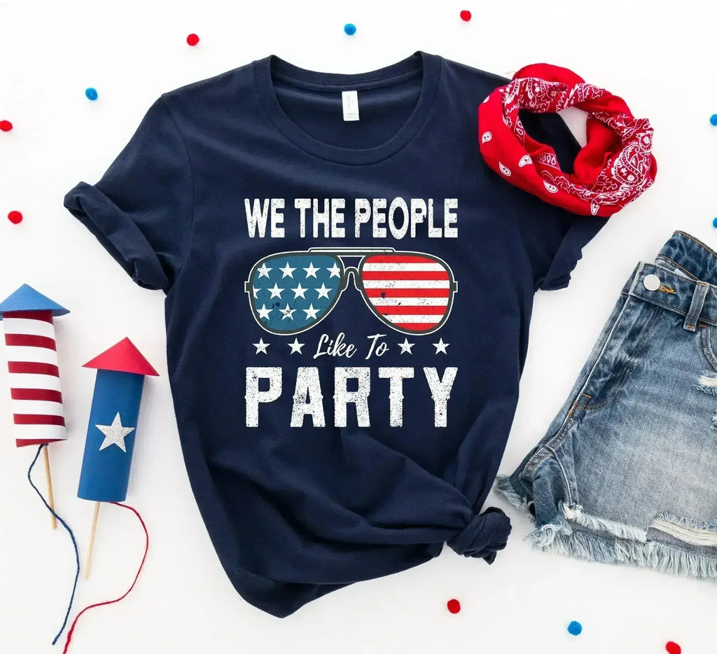 We the people like to party T-shirt - SJB-DIAMOND ELITES