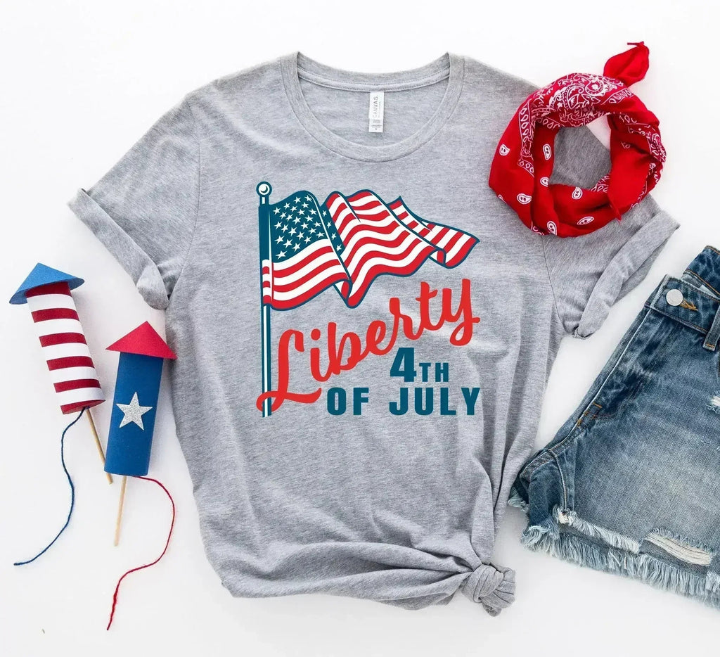 Liberty 4th of July T-shirt - SJB-DIAMOND ELITES