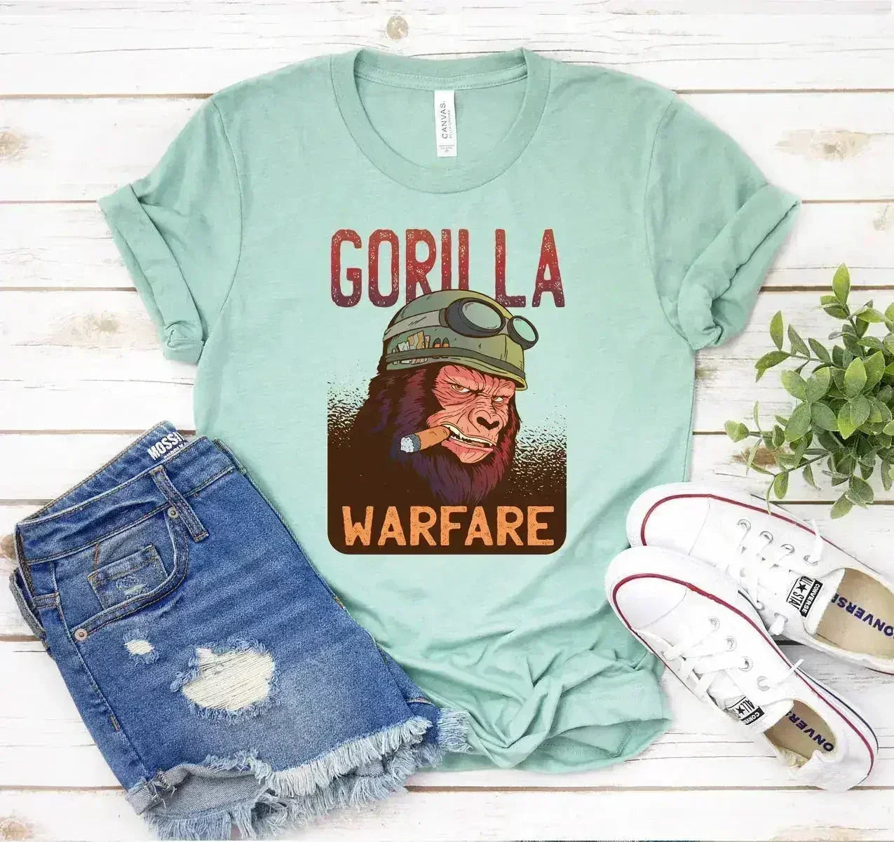 Gorilla Warfare T-shirt - SJB-DIAMOND ELITES