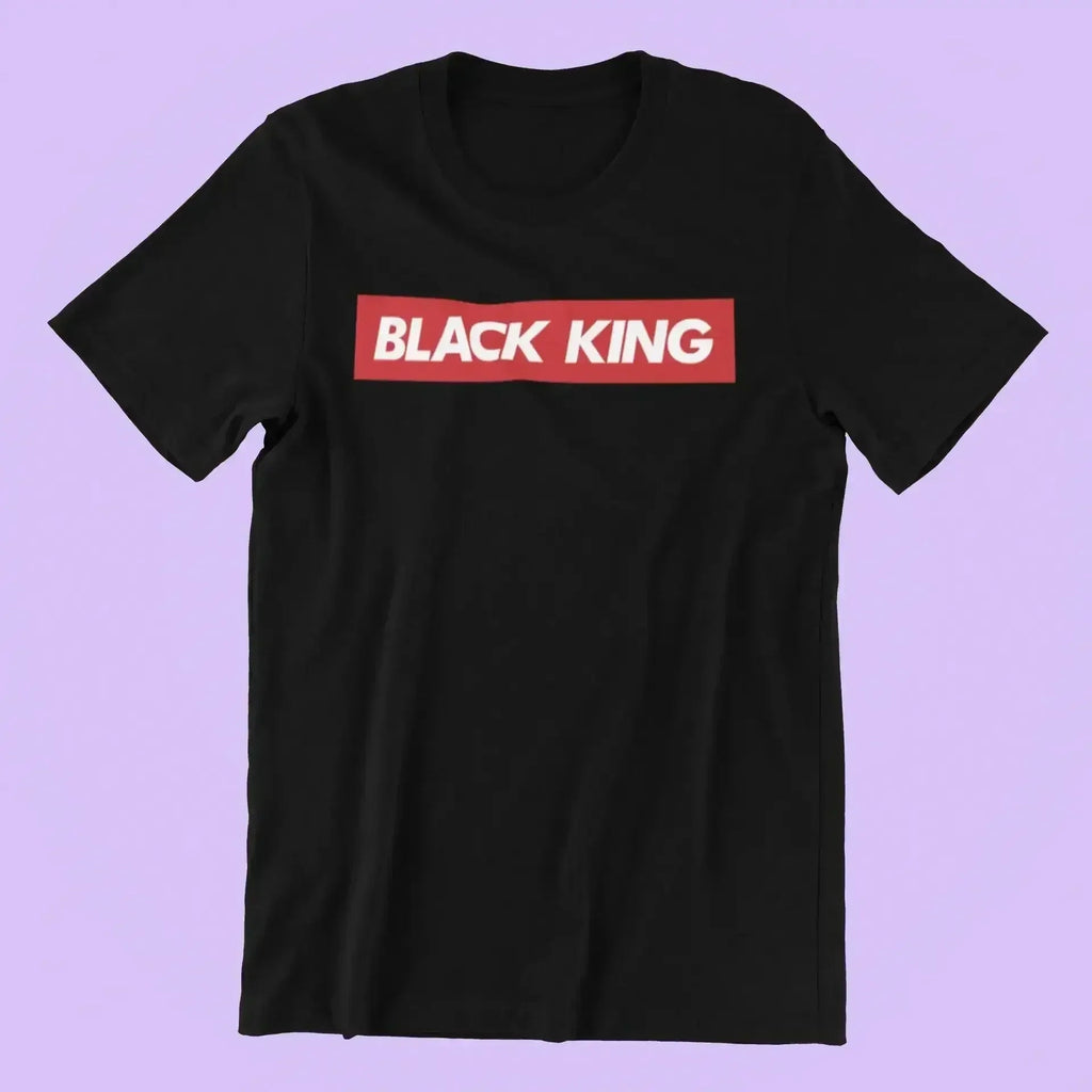 Black King T-Shirt | Premium Gildan Tee, 100% Cotton - SJB-DIAMOND ELITES
