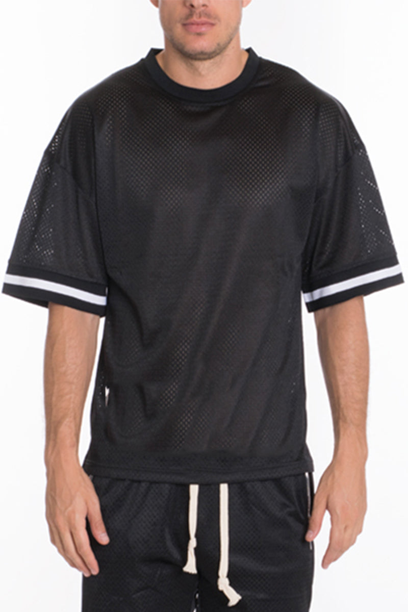 Mesh Jersey T-shirt and Basketball Short Set - SJB-DIAMOND ELITES