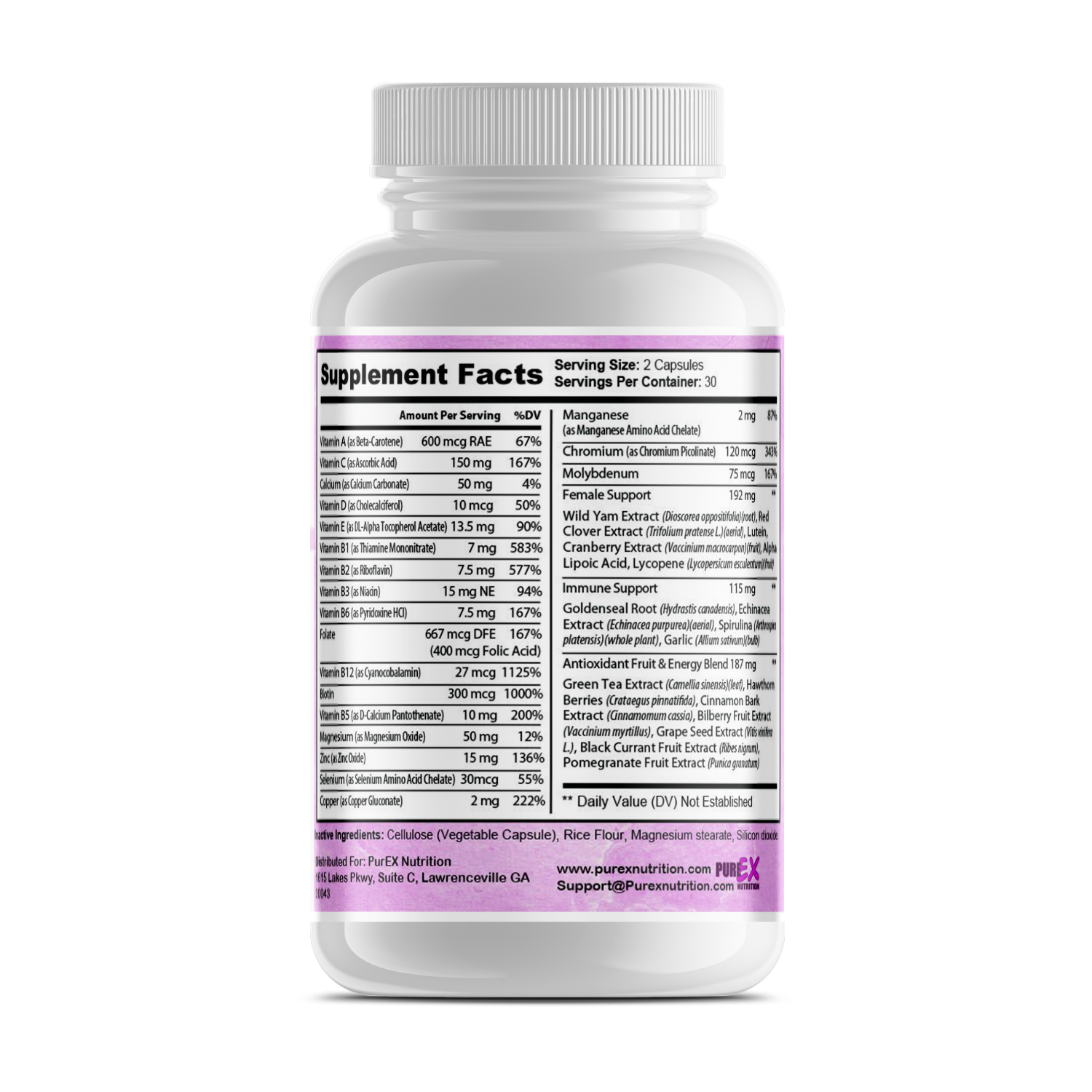 Pure Multi-Vitamins Women's
