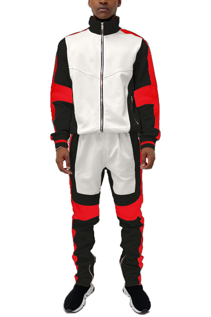 Moto Colorblock Tracksuit - SJB-DIAMOND ELITES