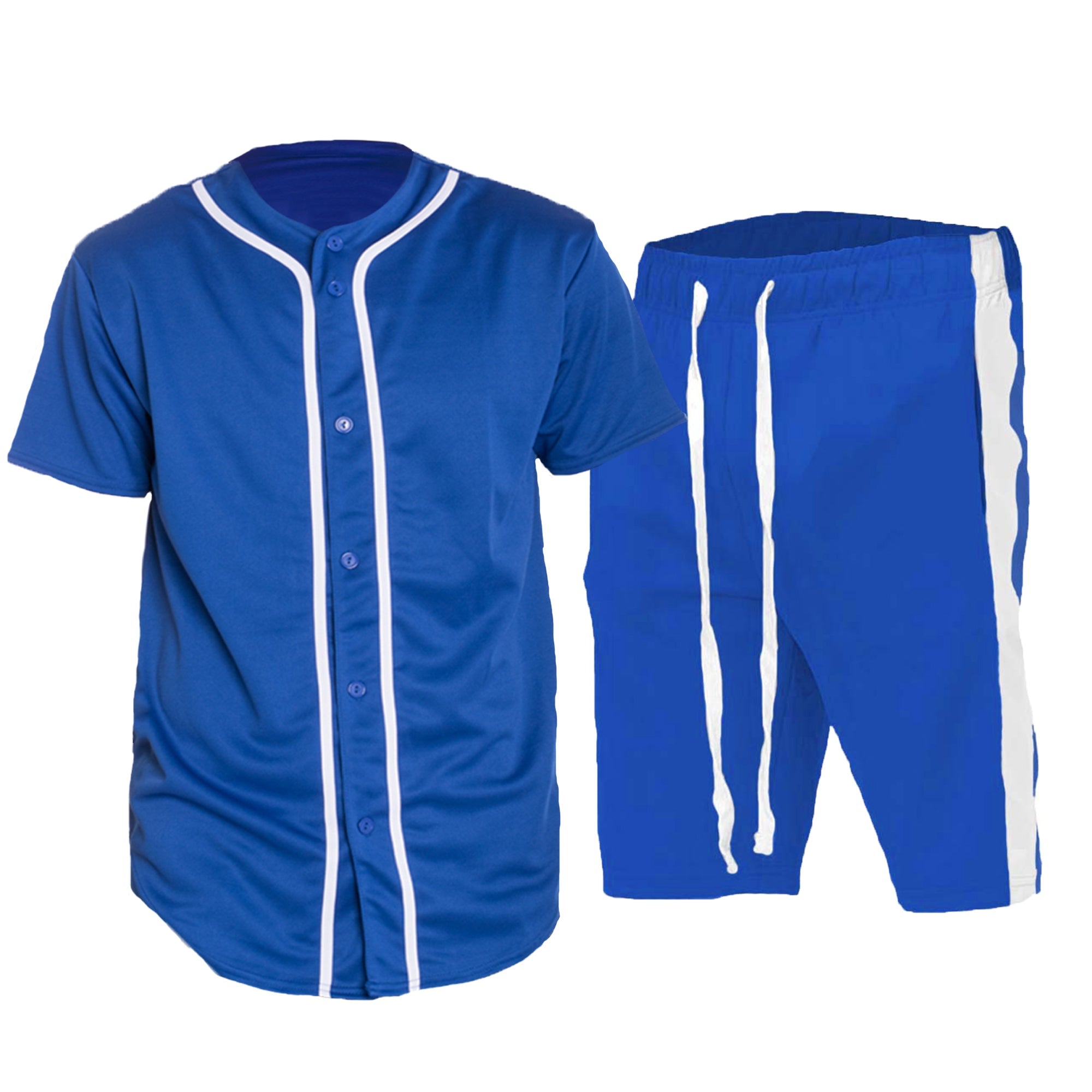 Bleed Blue Jersey and Short Set - SJB-DIAMOND ELITES