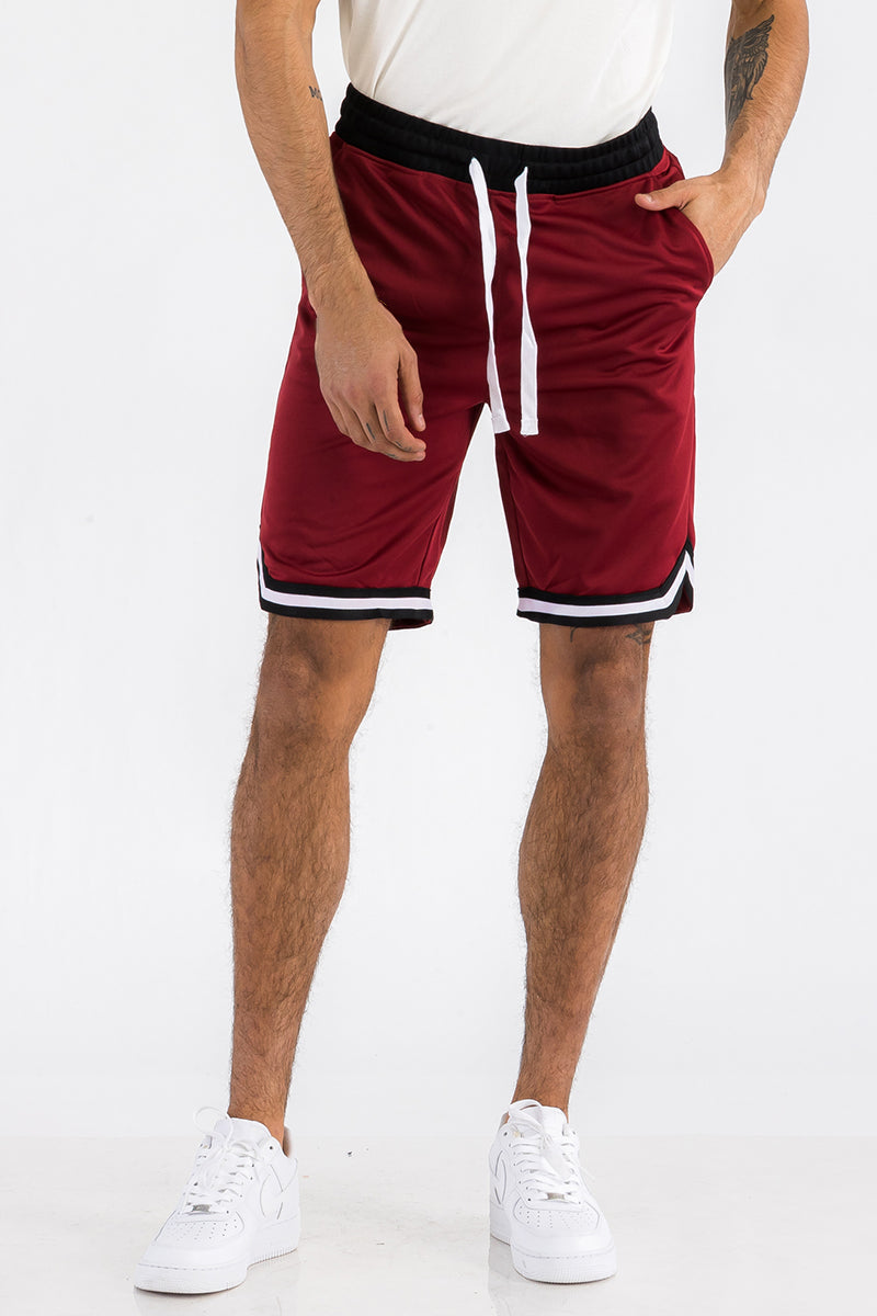 Mens Striped Basketball Active Jordan Shorts - SJB-DIAMOND ELITES