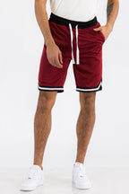 Mens Striped Basketball Active Jordan Shorts - SJB-DIAMOND ELITES