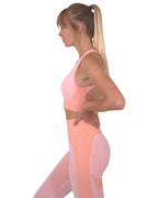 Trois Seamless Sports Bra - Pink - SJB-DIAMOND ELITES