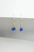 Emma Blue Hoops