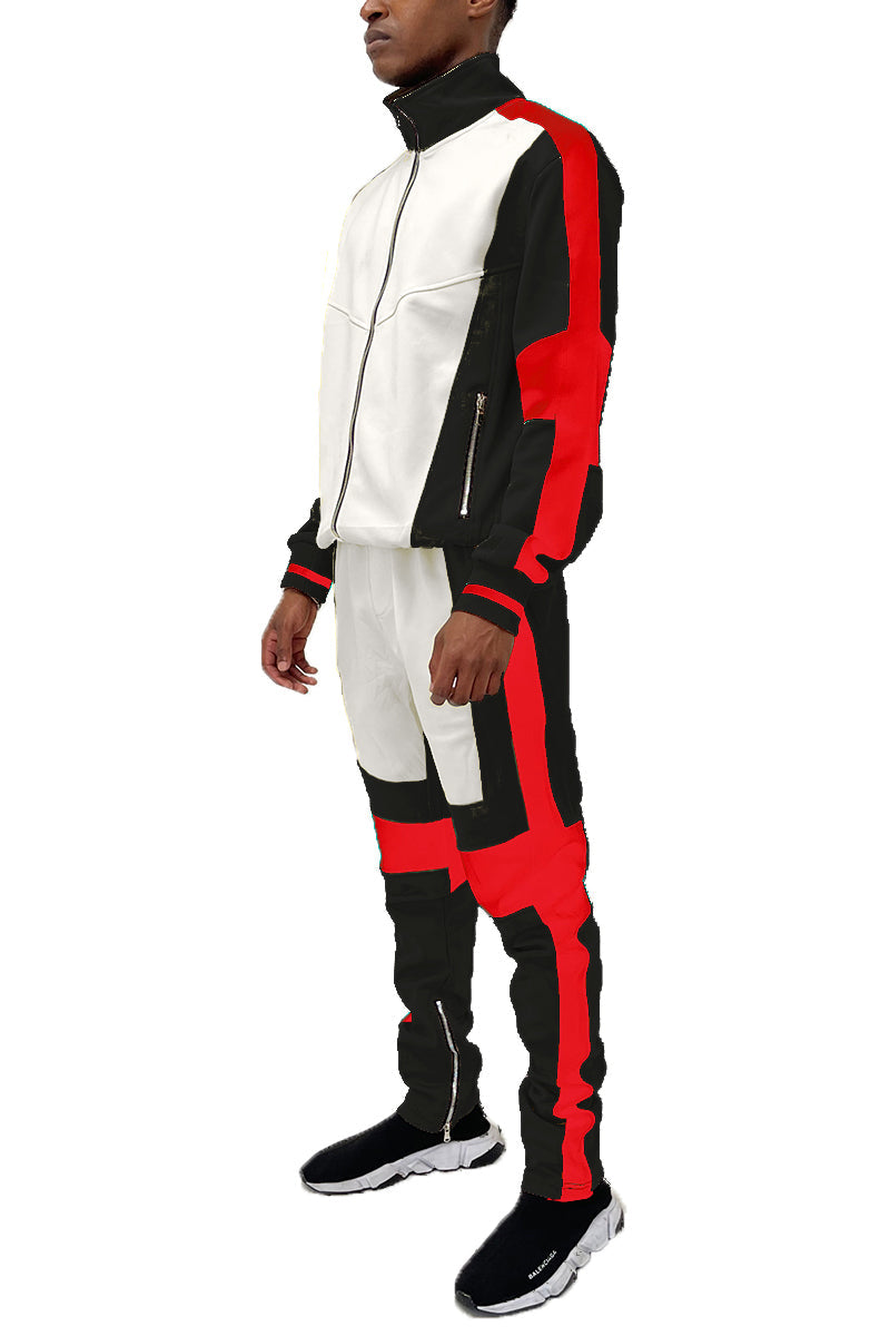 Moto Colorblock Tracksuit - SJB-DIAMOND ELITES