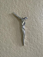 Dali Style Christ Recycled Aluminum Wall Art Handcrafted