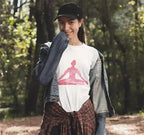 Yoga Meditation Pose Print T-Shirt - SJB-DIAMOND ELITES