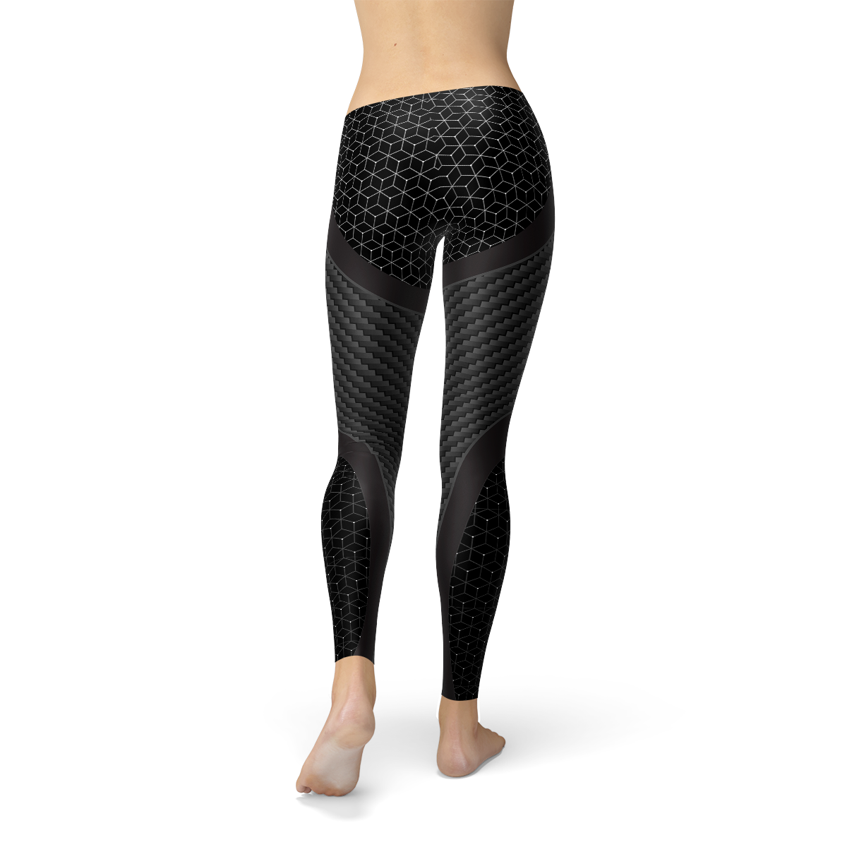 Womens Carbon Fiber Sports Leggings - SJB-DIAMOND ELITES