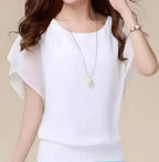 Womens Batwing Chiffon Blouse - SJB-DIAMOND ELITES