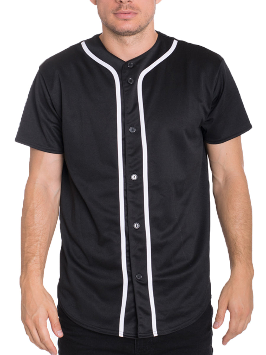 Mens Baseball Button Down Jersey - SJB-DIAMOND ELITES