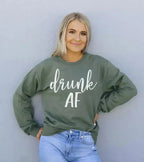 Drunk AF Sweatshirt - SJB-DIAMOND ELITES