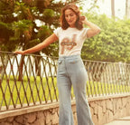 Womens Retro 70's Cotton T-Shirt - SJB-DIAMOND ELITES