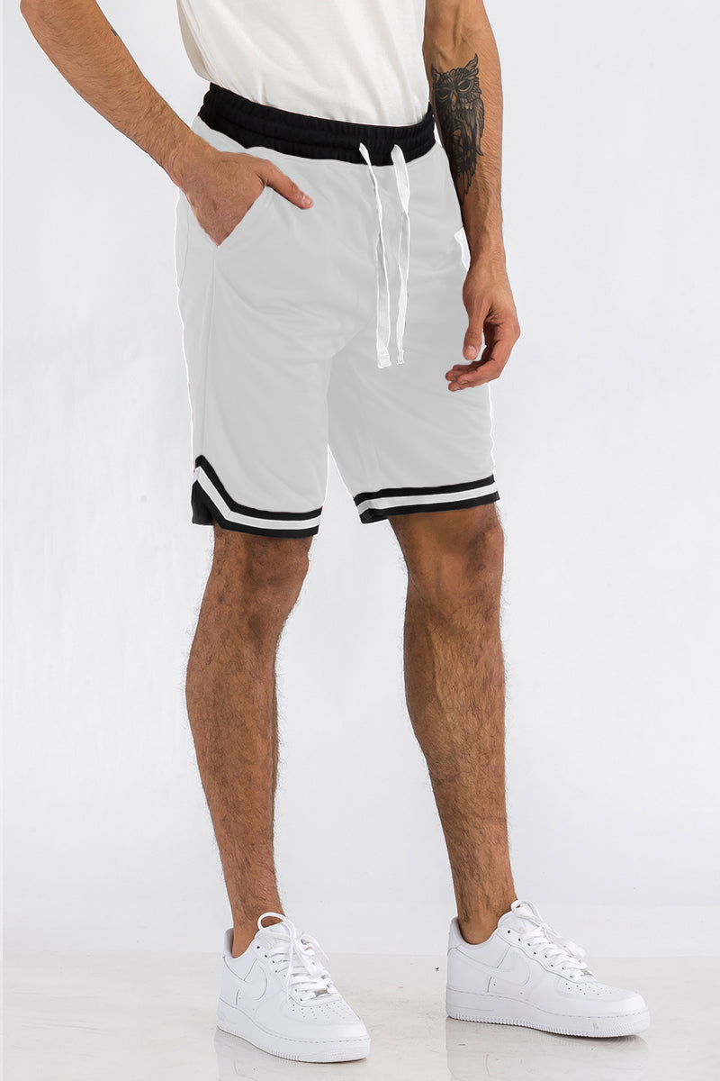 Mens Striped Basketball Active Jordan Shorts - SJB-DIAMOND ELITES