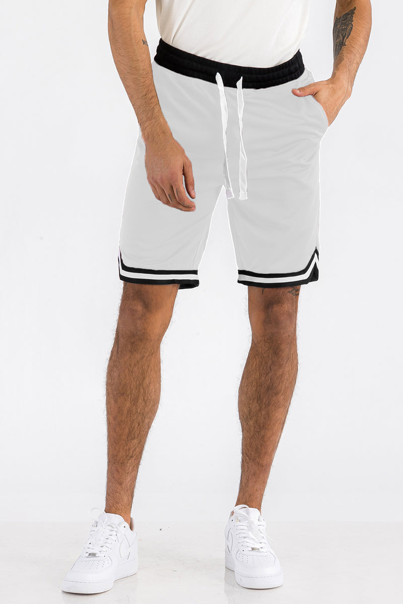 Mens Striped Basketball Active Jordan Shorts - SJB-DIAMOND ELITES