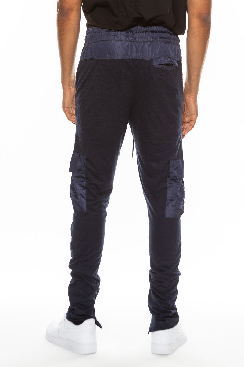 Heathered Cotton Blend Joggers - SJB-DIAMOND ELITES