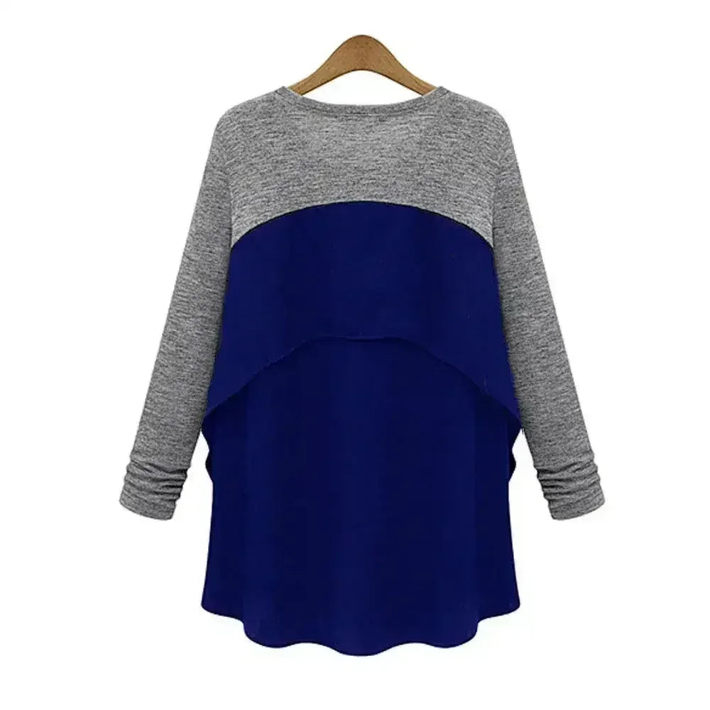 Women's Flowy Pleated Back Top - Chiffon & Cotton Blend | Femstylo - SJB-DIAMOND ELITES