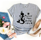 Mermaid Kisses Starfish Wishes T-shirt - SJB-DIAMOND ELITES