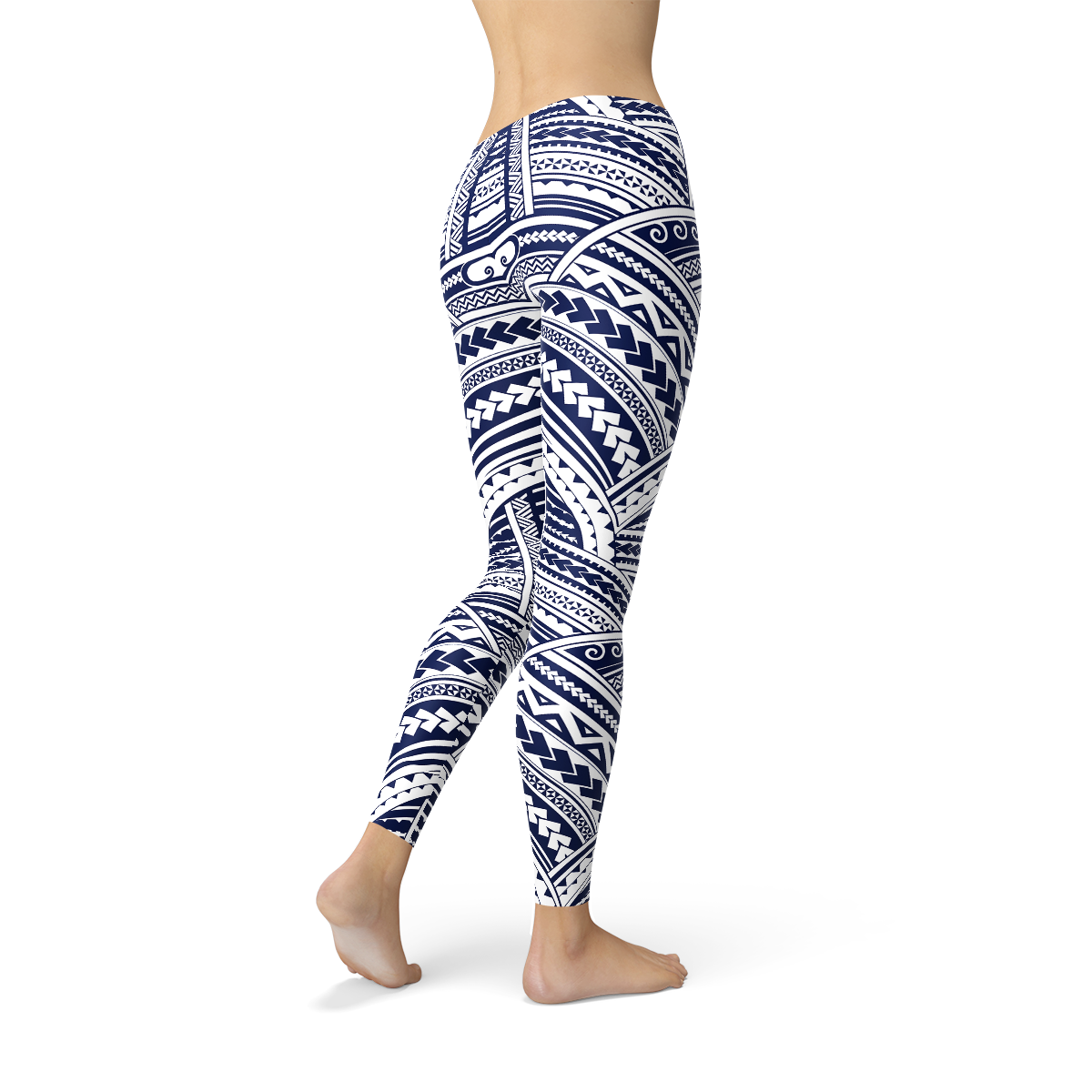 Polynesian Maori Tattoo Leggings - SJB-DIAMOND ELITES