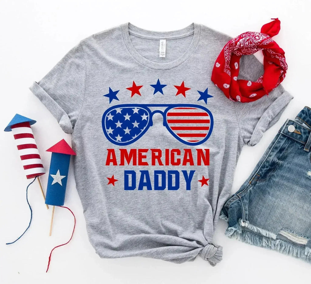 American Daddy T-shirt – Premium Ring-Spun Cotton Tee for Fathers - SJB-DIAMOND ELITES