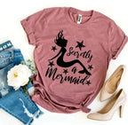 Secretly a Mermaid T-shirt - SJB-DIAMOND ELITES