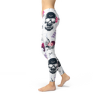 Womens Day Of The Dead Leggings - SJB-DIAMOND ELITES