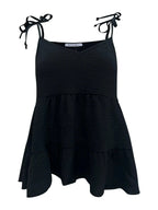 Tie-Strap Tiered Sleeveless Top - SJB-DIAMOND ELITES