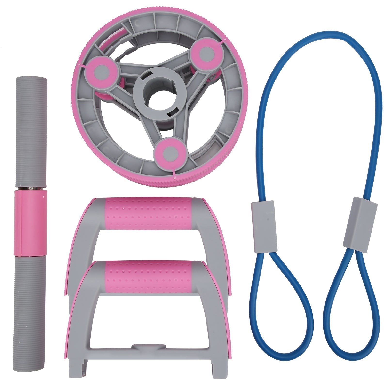 Multifunctional Abdominal Wheel Pull Strap Gym Fitness Training Set - SJB-DIAMOND ELITES