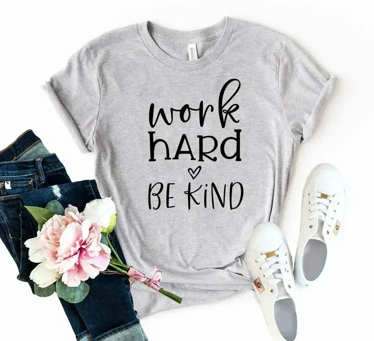 Work Hard Be Kind Shirt - SJB-DIAMOND ELITES
