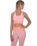 Trois Seamless Sports Bra - Pink - SJB-DIAMOND ELITES